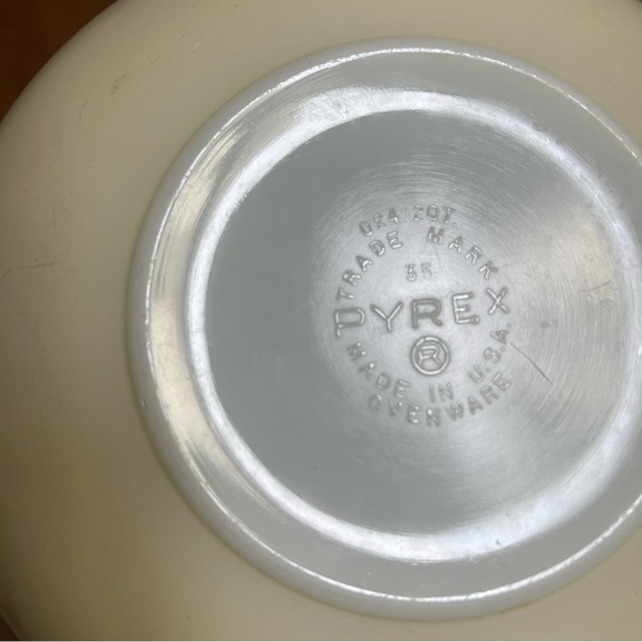 Vintage Pyrex 024 2QT Golden Branch Round Casserole Dish w Handles Retro MCM - Picture 7 of 9